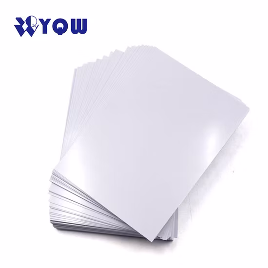 Foglio in PVC bianco per stampa digitale HP Indigo di vendita calda per la produzione di carte